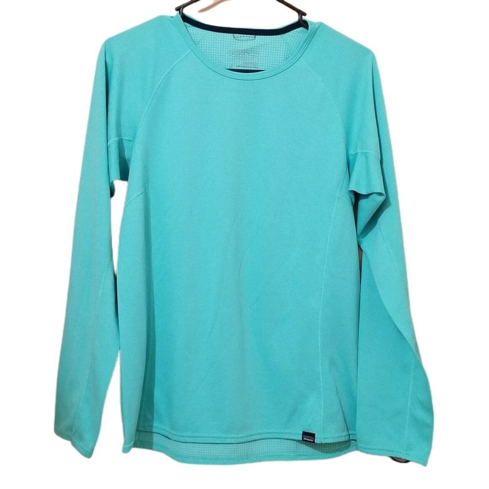 PATAGONIA Shirt Womens M Capilene Polartec Crewneck Long Sleeve Base Layer